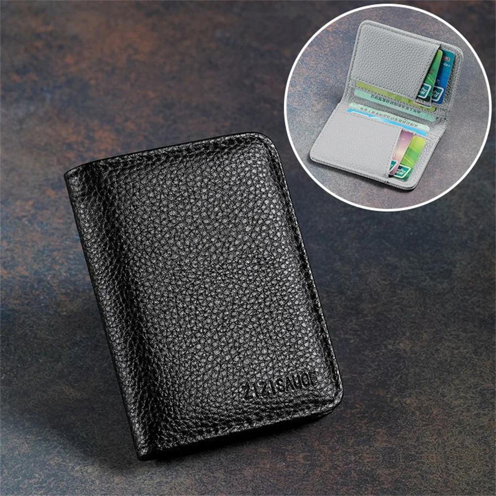 Super Slim Soft Wallet PU Leather Mini Credit Card Wallet Purse Card Holders Men Wallet Thin Small Short Skin Wallets