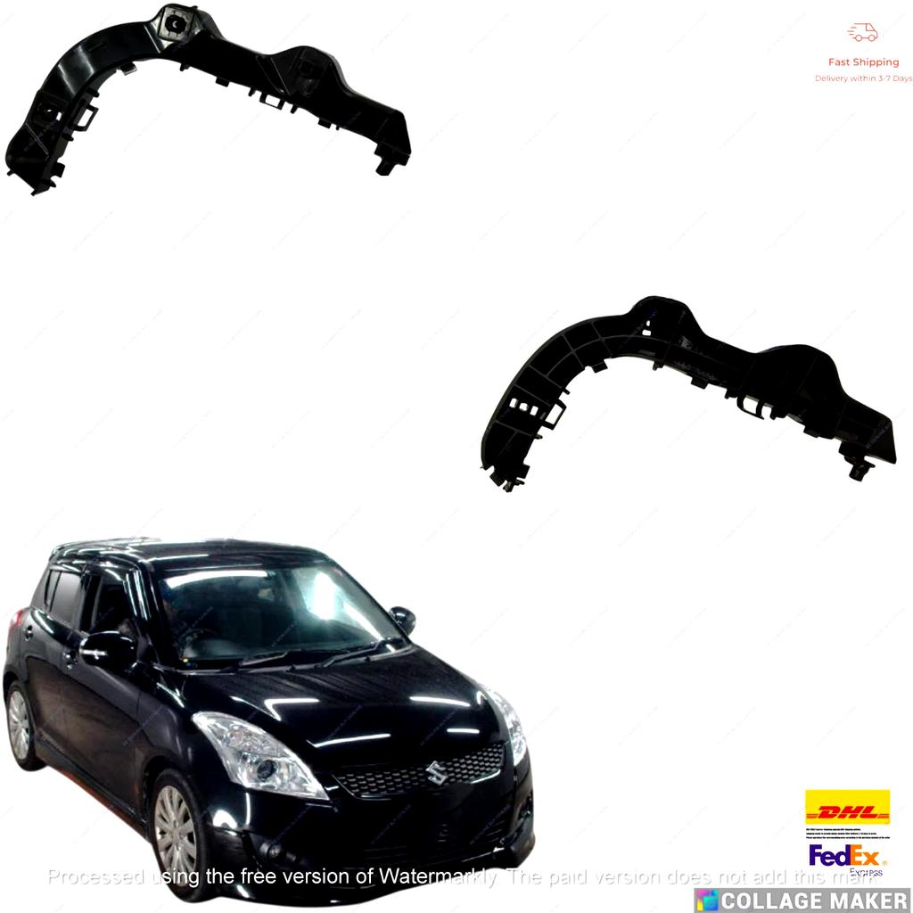 71822M68L00 & 71821M68L00 Set Supporti Laterali Paraurti Posteriore Adatto Per Suzuki Swift 2011-17