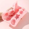 Silikonové formy na zmrzlinu Styly na květiny a ovoce Domácí formy na želé Silikonové bílé formy pro potravinářské účely