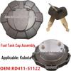 Capac Rezervor Combustibil Excavator Kubota RD411-51122 pentru KX30/185