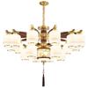 Oeny New Chinese Style Solid Wood Chandelier