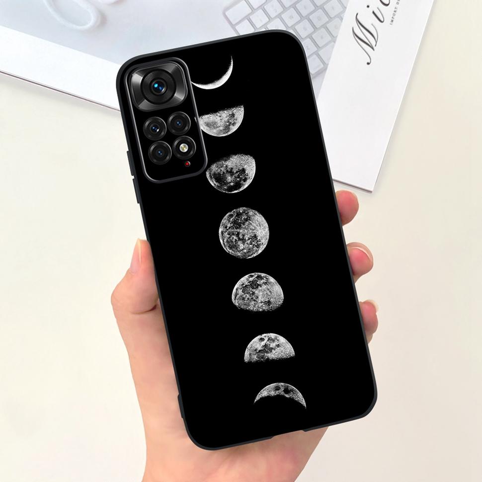 Phone Case For Xiaomi Redmi Note 11 Cover Cat Colorful Case Silicon Soft For Redmi Note11 Note11 4G Shockproof Protection Cover