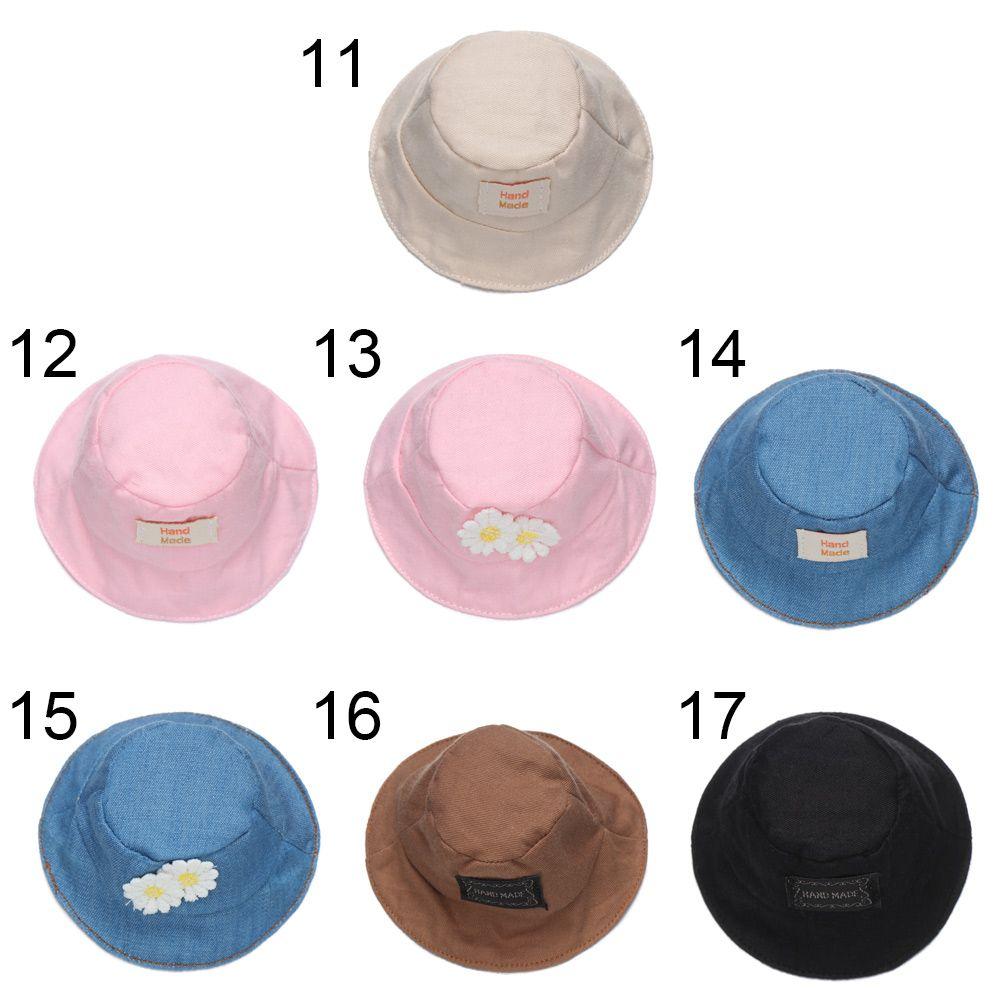 For 1/12 Bjd Fashion Cloth 1/12bjd Hat Striped Ear Hat Doll Clothes Accessories Doll Knitted Hat