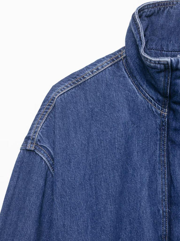 Moderne Retro Denimjakke til Kvinder - Europæisk & Amerikansk Stil