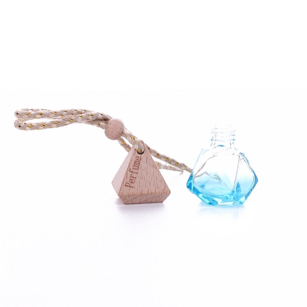 Air Fresher Aromatherapy Refillable Diffuser Rearview Mirror Ornament Car Perfume Pendant