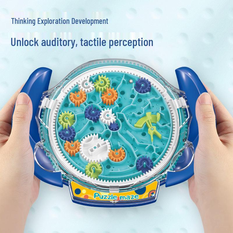 Children's Handheld Maze Ball Puzzle - Gear Balance Adventure Toy