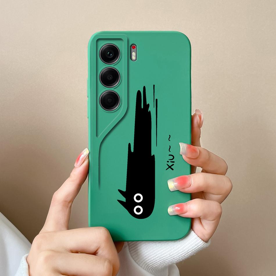For Tecno Camon 40 Pro Phone Case Cute Animals Soft Back Cover Liquid Silicone Phone Shell For Camon40 Pro 4G 5G Anti Drop Funda