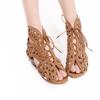 Elegant 2018 New Fashion Roman Hole Flat Sandals For Women In Summer Casual Style