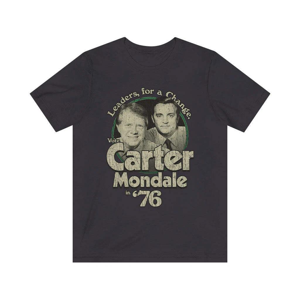 

Carter-Mondale Leaders, For a Change 1976 Vintage Men s T shirt S
