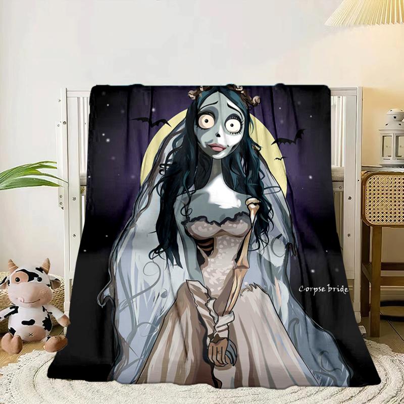 

Gothic Corpse Beauty In Bloom Blanket Flannel Blanket for bed, sofa, Camping, Hiking, Picnic Essentials, gift for family Fan gifts 75x90cm