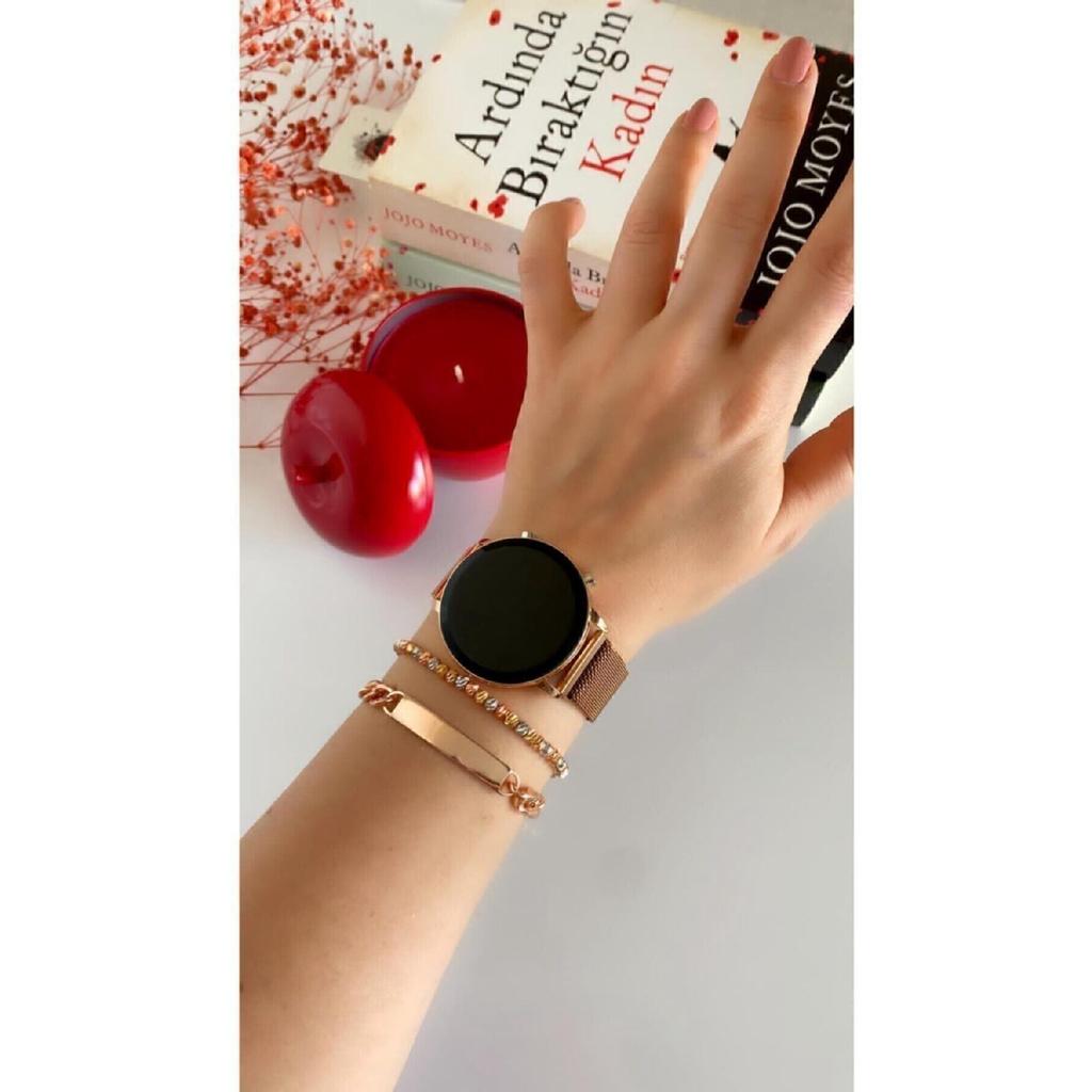 Unisex-Knopf-LED-Uhr mit Magnetband, Sonderserie