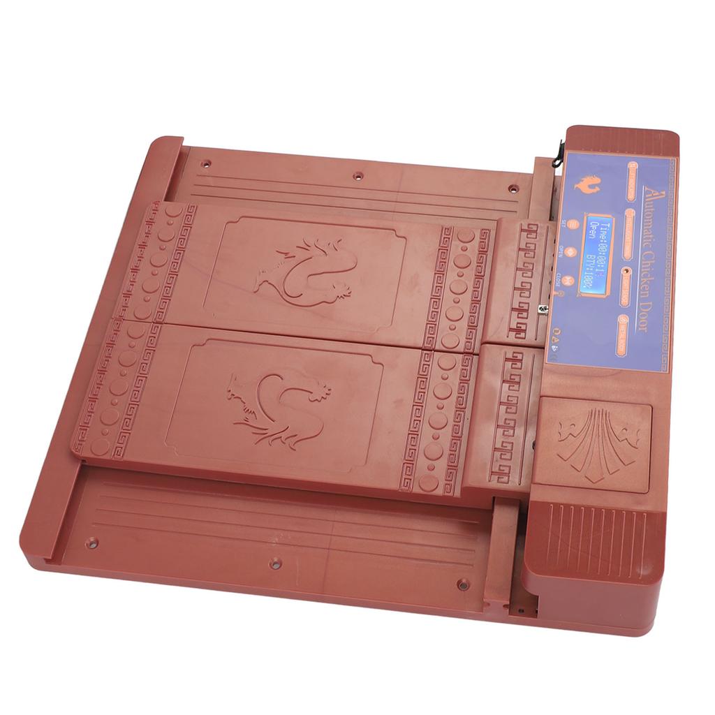 Automatic Chicken Coop Door Remote Control Light Sensing Timer Setting Auto Coop Door Opener Bronze