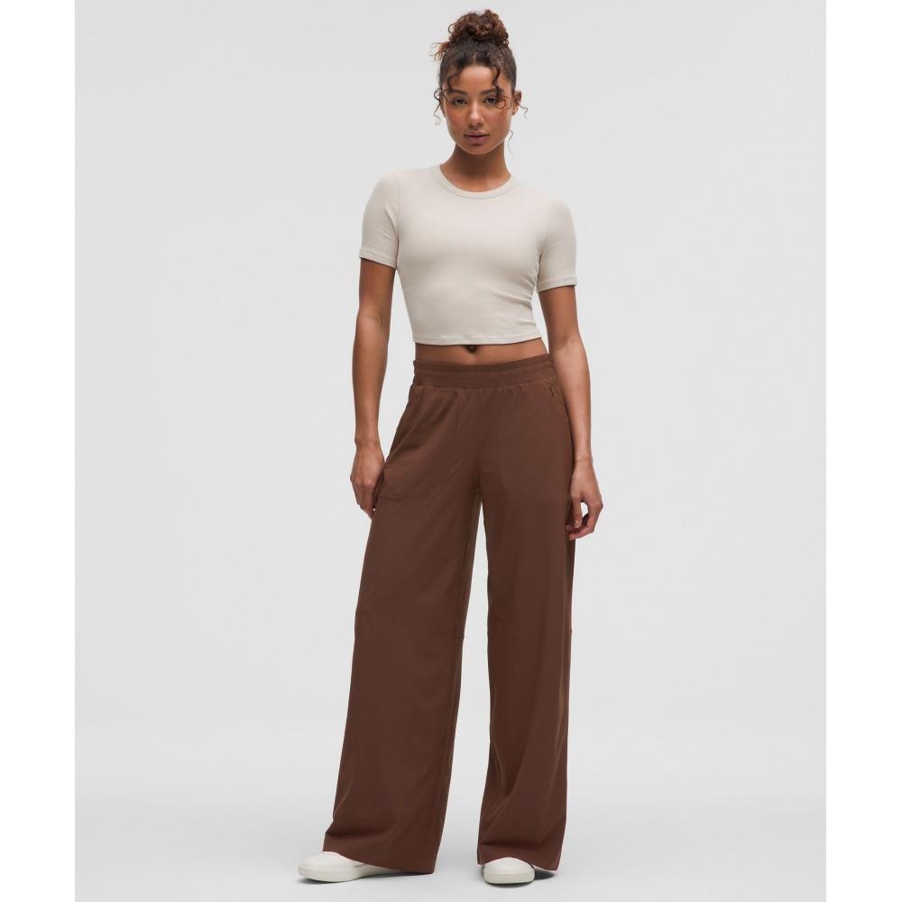 Lululemon Swift Mid Rise Wide Leg Pant Lava Cake