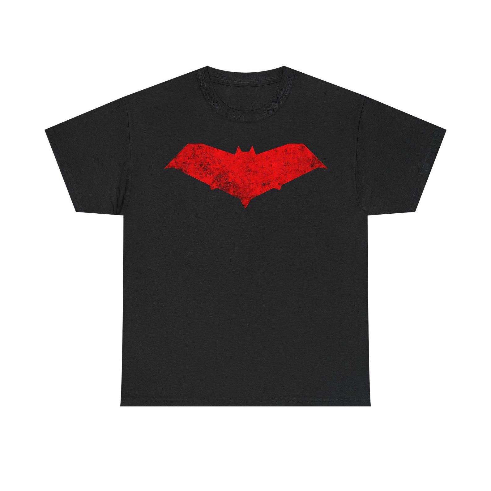 Red Hood Logo Distressed Unisex Tee S