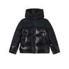 Hooded Windproof Water-Repellent Goose Down Insulated Jacket Men Jacket Black D2CN24M8-09