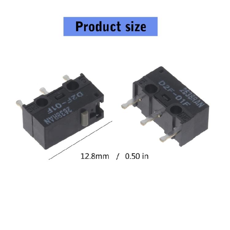 Mouse Microswitch D2F-01F 0.7N 20 Million Clicks Life Enhances Clicks Accuracy Switches For G502 GPW Upgrades