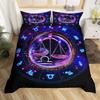 Constellation Taurus Three-Piece Quilt Cover 3D Digital Printing Bedding Set Bed Cover