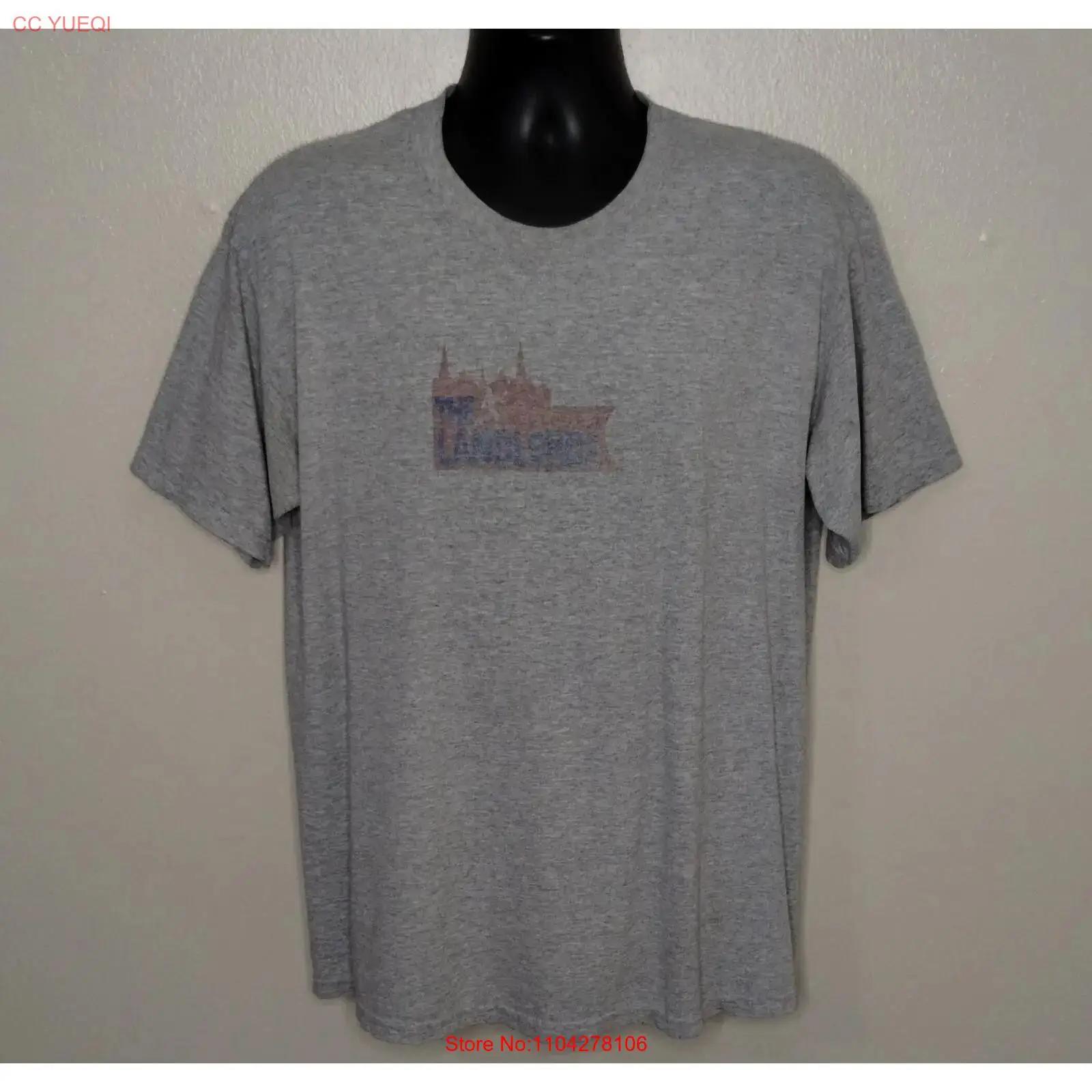 

VTG The Landlords Adult Large Band T shirt Distressed Gray Punk Rare vintage Washed Unisex designer clothes streetwear 5XL різнокольоровий