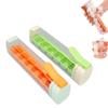2pcs Easy Release Ice Cube Molds 6 Grids Ice Cube Tray with Lid  Fruit Drinking Making