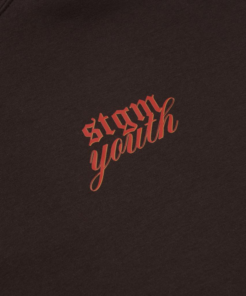 [Stgm Youth] Logo Hoodie Brn