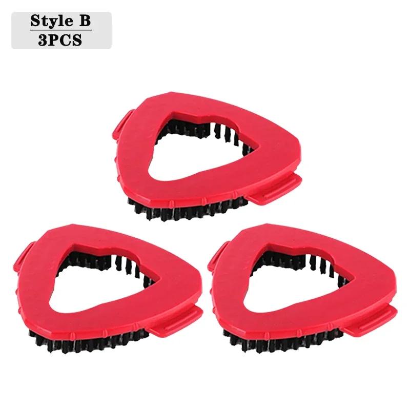 For O-cedar and Vileda EasyWring 1 Tank System Washable Mop Pad Triangle Rotating Mop Head Base Scrub Mop Brush Head Accessories