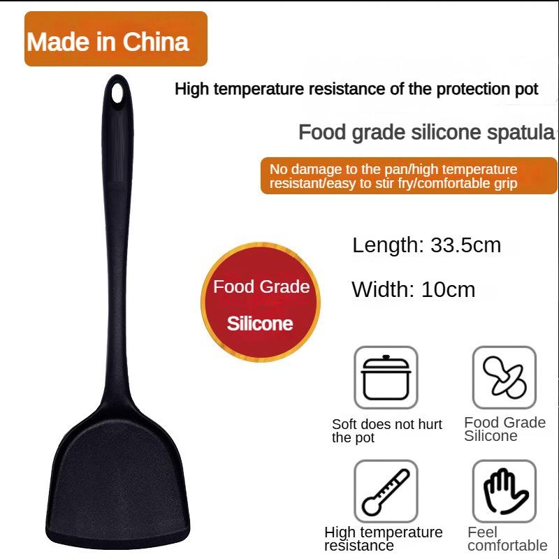 1/5psc kitchen Silicone5Non-Stick pan high temperature resistance spatula set spatula meal Spoon soup spoon set