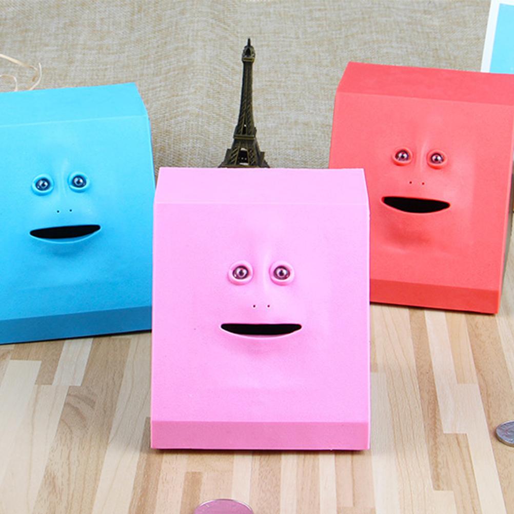 Money Banks Piggy Banks Coin Eating Savings Bank Coin Money Box Automatic Eating Savings Battery Powered Coin Bank