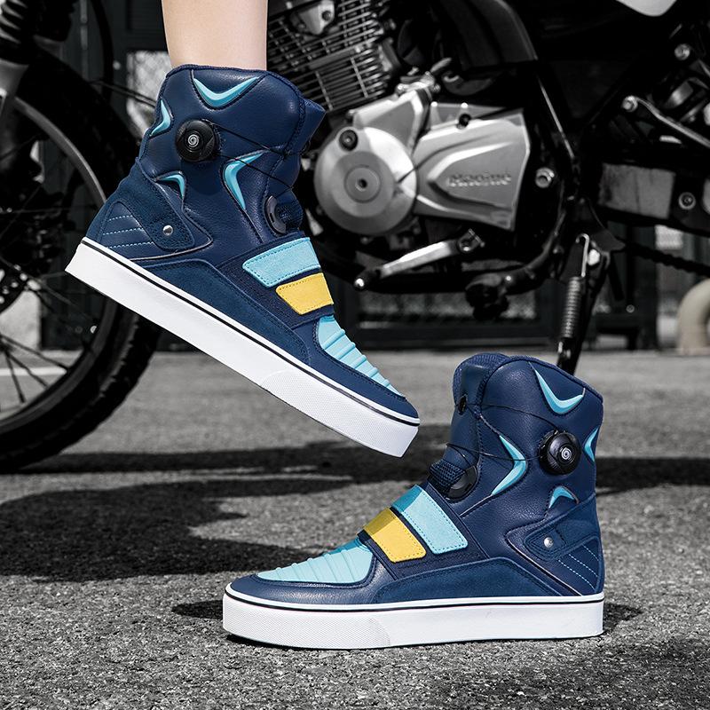 Motorradschuhe Reiten Herren Ritter Vierjahreszeiten Boardstiefel Rennsport Reiseausrüstung