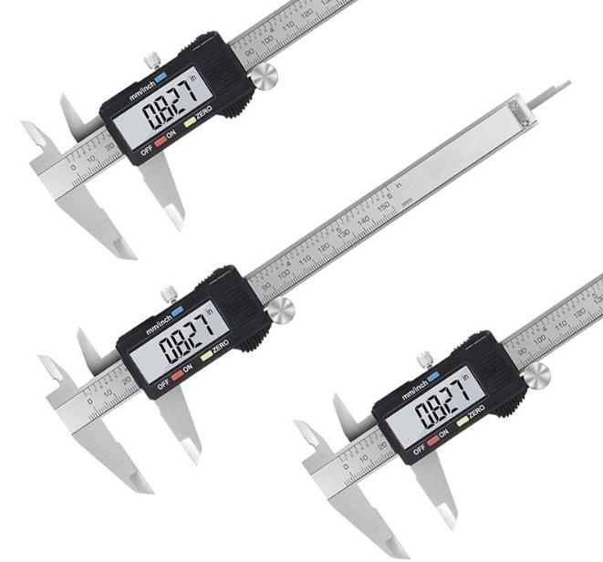 High Quality Stainless Steel 150mm 300mm Digital Vernier Caliper Gear Tooth Vernier Caliper чёрный