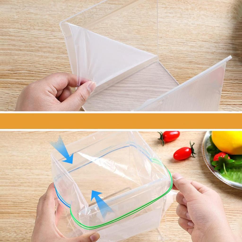 Baggy Rack Holder Filling Freezer Bag Kitchen Gadgets Stand S