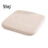 Cozy Fleece Seat Cushion for Winter Memory Foam Chair Cushion, Thickened Dining Pad with Straps, Replacement Wooden Chairs Non-Slip Backing, Washable