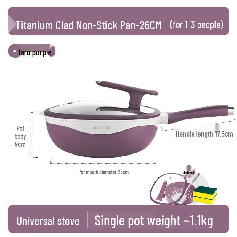 Henton Titanium Ceramic Non-stick Frying Pan