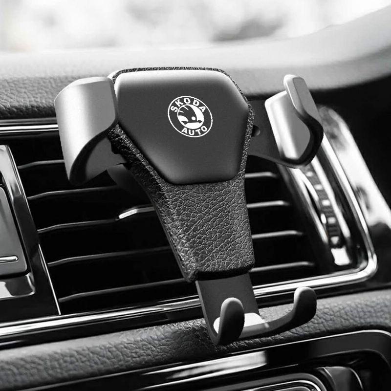 Car Specific Car Mount GPS Phone Vent Clip Installation Car Accessories for Skoda Octavia Fabia A7 Kamiq Kapoq Kodiaq Rapid SCALA Superb Yeti Derivati