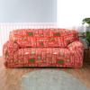 Printing Merry Christmas Sofa Covers Elastic Seat Stretch Slipcover Home Decor