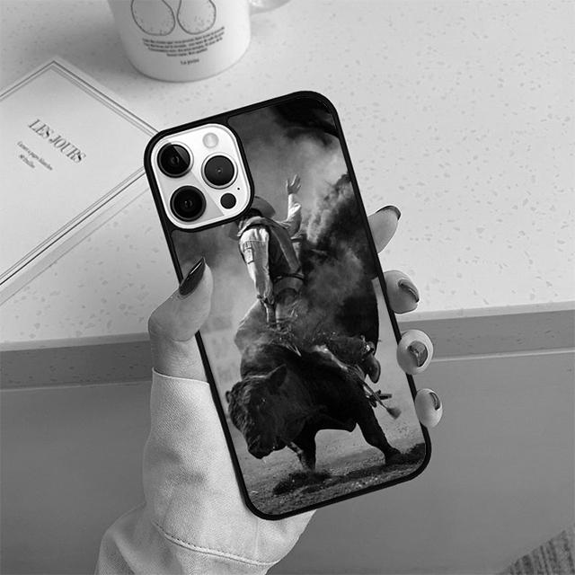 Rodeo Cowboy Lasso Phone Case For iPhone 17 Air 14 15 16 16e 13 12 Max Cover For Apple 14 15 16 16e 11 Pro Max Plus Coque