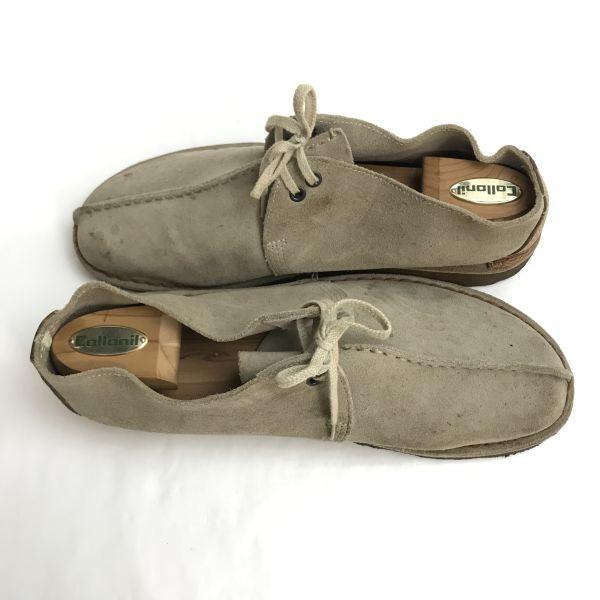Clarks DESERT TREK Desertné topánky Chukka Béžový semiš Veľkosť 11.5 30.0cm(POUŽITÉ)