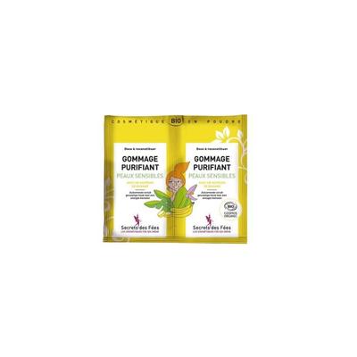 Fairy Secrets - Purifying Organic Face Scrub Powder - 2X4.5g