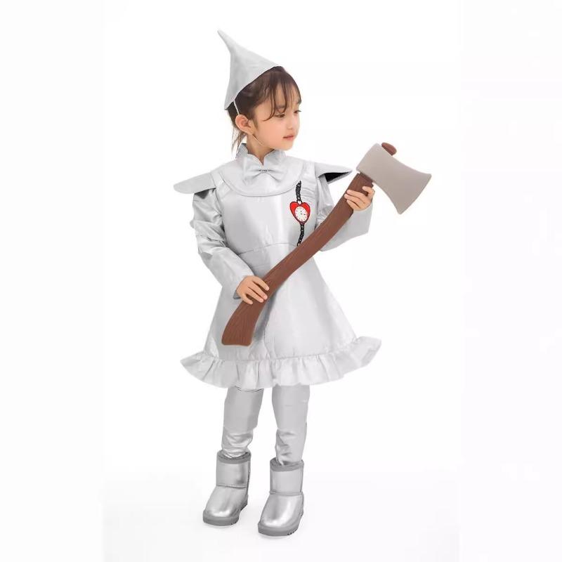 Halloween Wizard of Oz Cosplay Costume Tin Woodman Pastoral Dorothy Girls Drama Costume