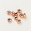 10-30Pcslot 14K18K Gold Plated Flat Round Bracelet Spacer Beads Circle Crafts Beads For Necklace Jewelry Accessories Findings