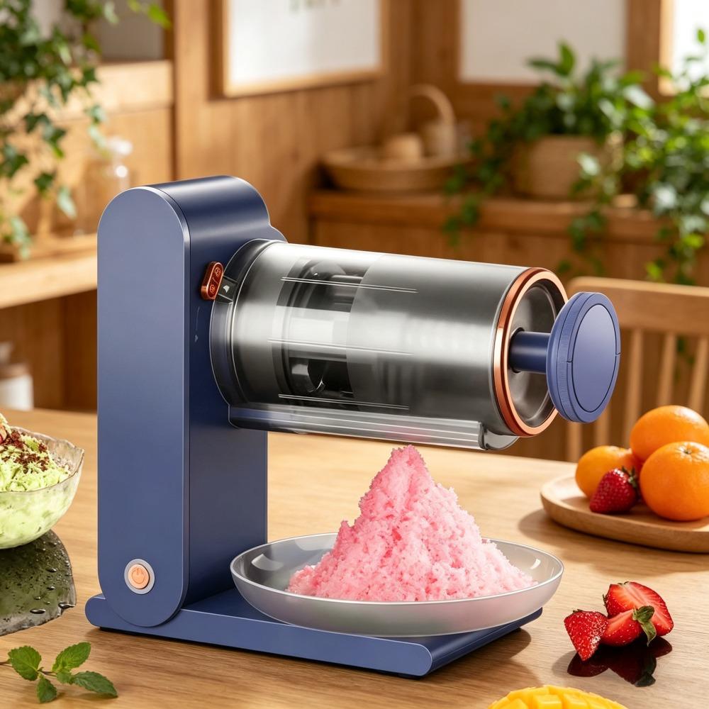 Wireless Ice Crushing Machine with Tray Ice Shaver Multi-purpose Ice Crusher  Drink Shop