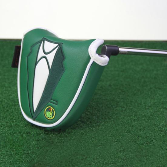 Golf Putter Cover Scratch-resistant Fine Workmanship Dirt-resistant Moisture Proof Magnetic Dustproof Tear Resistant Magnetic Mallet Blade Headcover