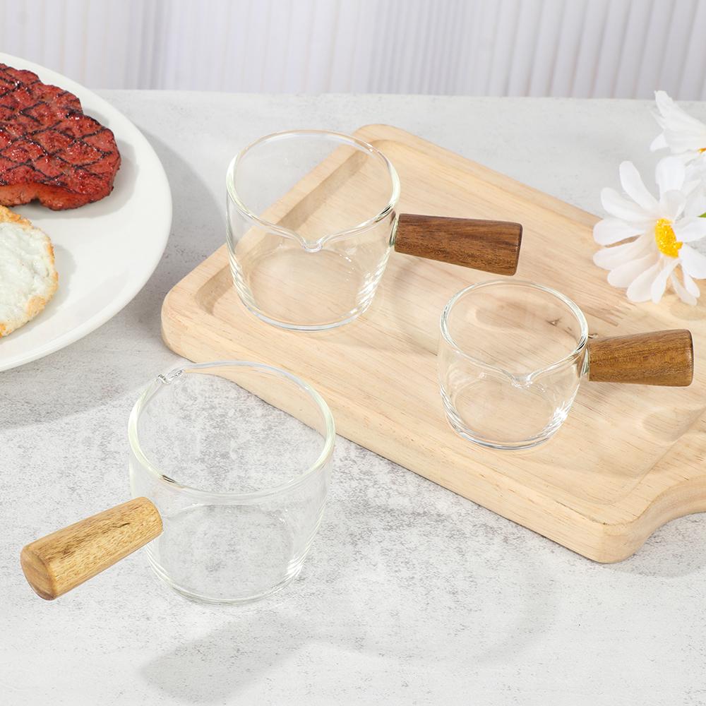 Mini Small Milk Tank With Handle Glass Cup Milk Cup Coffee Cup