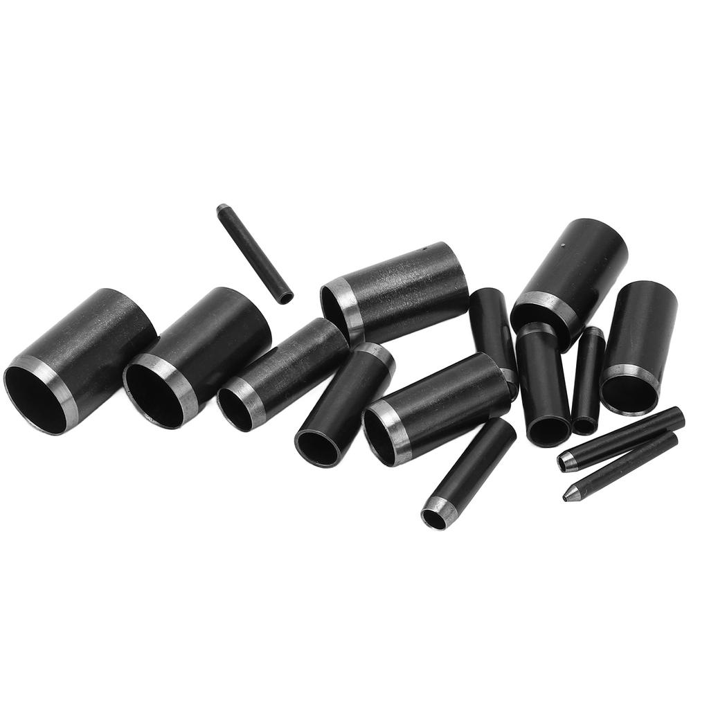 15 Pcs Leather Punch Mold Incisive Edges High Density 1 To 15mm Hollow Punch Cutter for DIY Leather