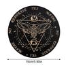 Tavola Pendolo in Legno Altare Tavola Ouija Divinazione Energia Piatto Intagliato Tavola Meditazione Curativa Ornamenti Gioco da Tavolo Divinazione