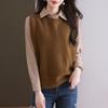 Women's Wool Knit Vest - 2025 Autumn/Winter New Style, Versatile Sleeveless Sweater with Shirt