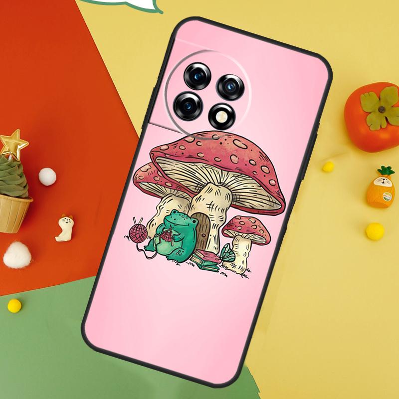 Cottagecore Frog Aesthetic Case For OnePlus Nord 5 CE 2 3 4 Lite N20 N30 OnePlus 15 13 12 11 10 10T 12R 13T 13R Cover