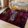 1pz Pallone da Basket, Tappeto Ufficio Cleveland Cavaliers Morbido Poliestere Tappeto Ingresso Lavabile Antiscivolo Ma