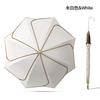 Edge Umbrella Straight Pole Umbrella Modern Simple Creative Solid Color Durable Vinyl Petals Fresh Color Scheme Handle Umbrella