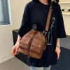 Large Capacity Drawstring Bucket Bag, Multi-pocket Shoulder Bag, Casual Handbag