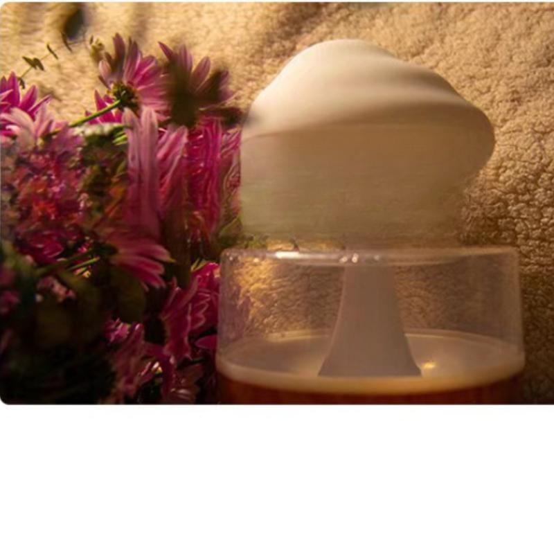 Rain Cloud Humidifier With LED LightMushroom Design Ultrasonic Diffuser For Home Use